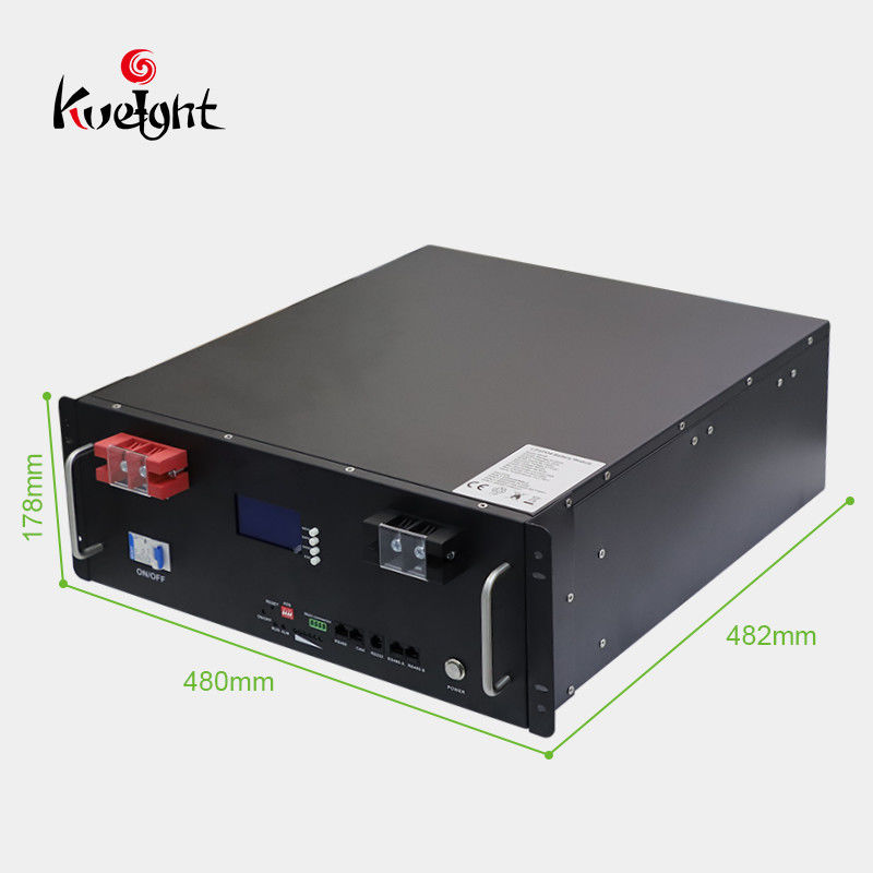 batterie solaire du module 48v 100ah Lifepo4 de batterie au lithium de 4U 5U pour la pièce de données de réseau