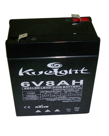 Batteries d'acide de plomb d'UPS Smf de batterie rechargeable de VRLA 6v 8ah pour le système d'alarme