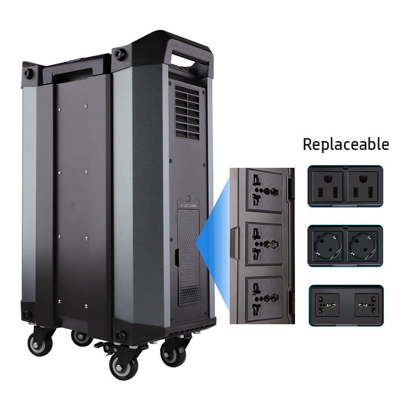 Stockage de l'énergie portatif tout-en-un 2000w maximum pour la station à la maison 2515Wh de batterie de -grille de secours solaire à la maison de stockage