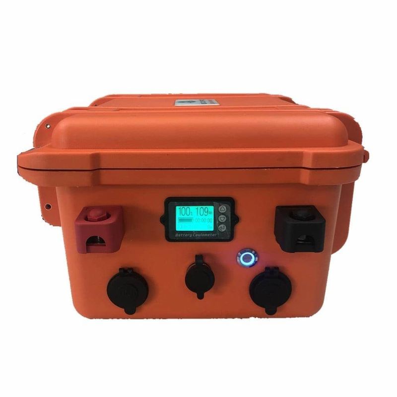 banque mobile tout-en-un portative de puissance de centrale de batterie au lithium de 12.8V 110AH