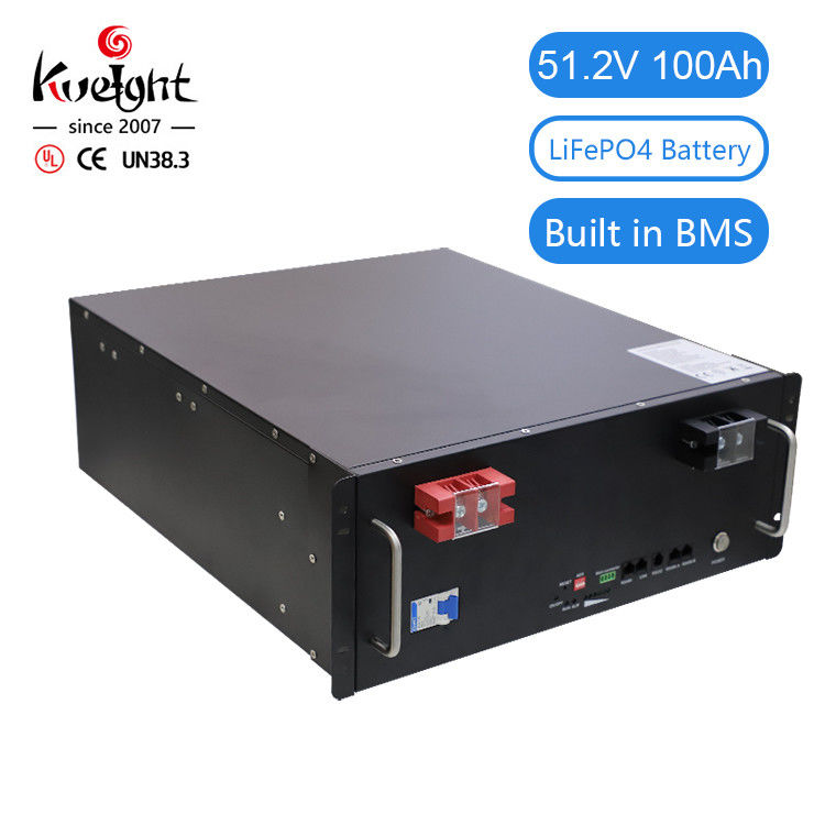 Remisage des batteries de maison du paquet LiFePO4 51.2V 100ah de batterie de BMS Solar Energy Lithium