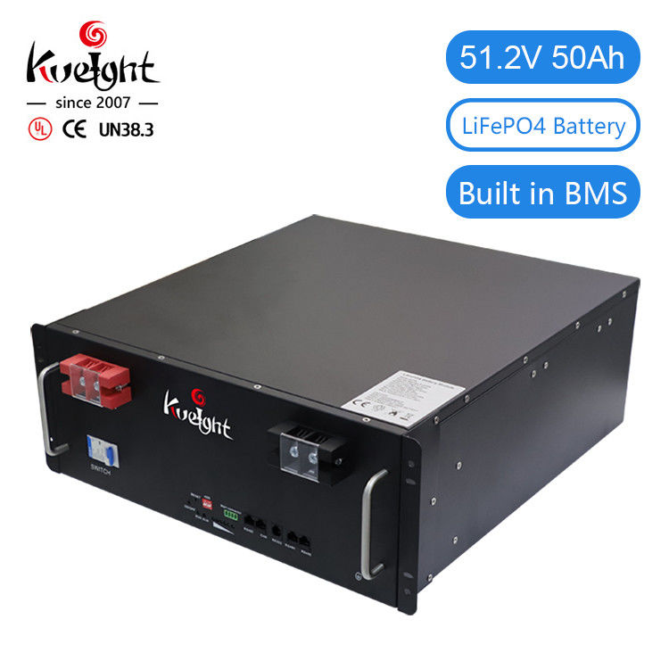 Batterie de fer de lithium de BMS Original 51.2v 50ah Lifepo4 pour le système à la maison de stockage de l'énergie