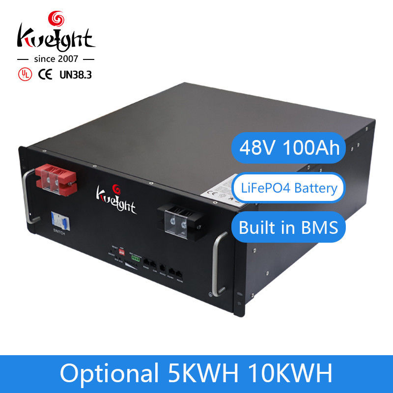 Batterie d'accumulateurs solaire d'énergie du système d'alimentation solaire de stockage d'Ion Phosphate Battery 48V 100Ah de lithium 5Kwh 10Kwh